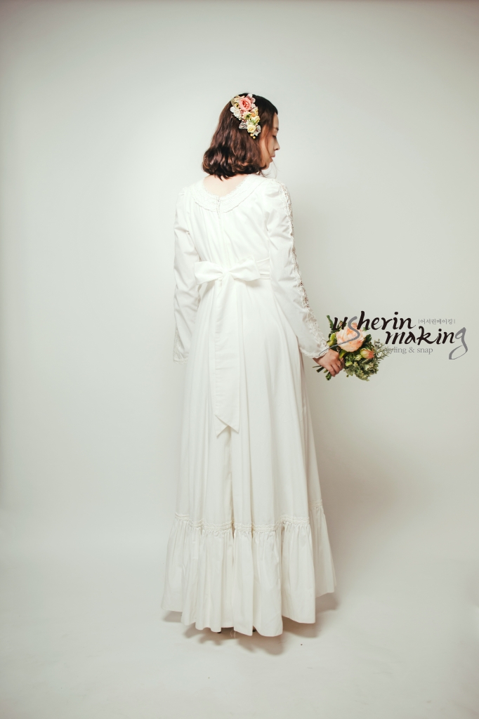 沖縄ウェディングドレス：jacquard dress